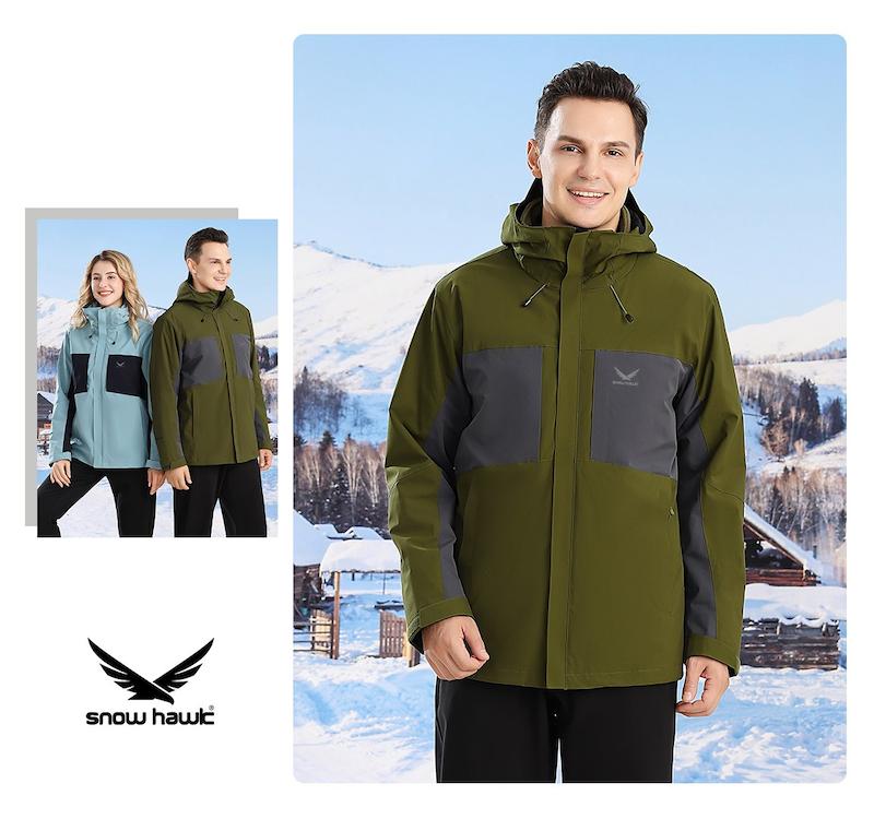 کاپشن دوپوش پلار یونیسکس اسنوهاک