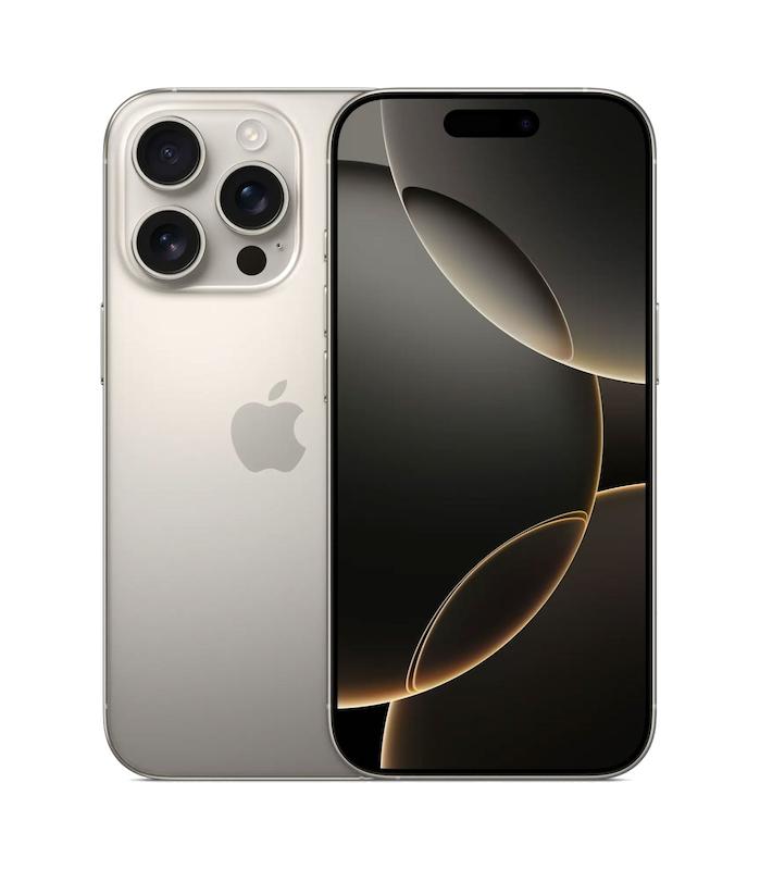 آیفون 16Proرنگ تیتانیوم (Natural Titanium) - گارانتی ۱۸ ماهه شرکتی - دارای کد رجیستری - نات اکتیو