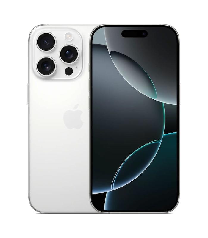آیفون16Proرنگ سفید (White Titanium) - گارانتی ۱۸ ماهه شرکتی - دارای کد رجیستری - نات اکتیو