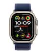 اپل واچ الترا ۲ رنگ تیتانیوم با بند تریل لوپ رنگ آبی - سایز ۴۹ 
