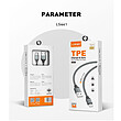 کابل تبدیل USB به لایتنینگ الدینیو مدل LS441 01pl طول 1 متر