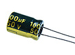 خازن الکترولیت 100uF 50V