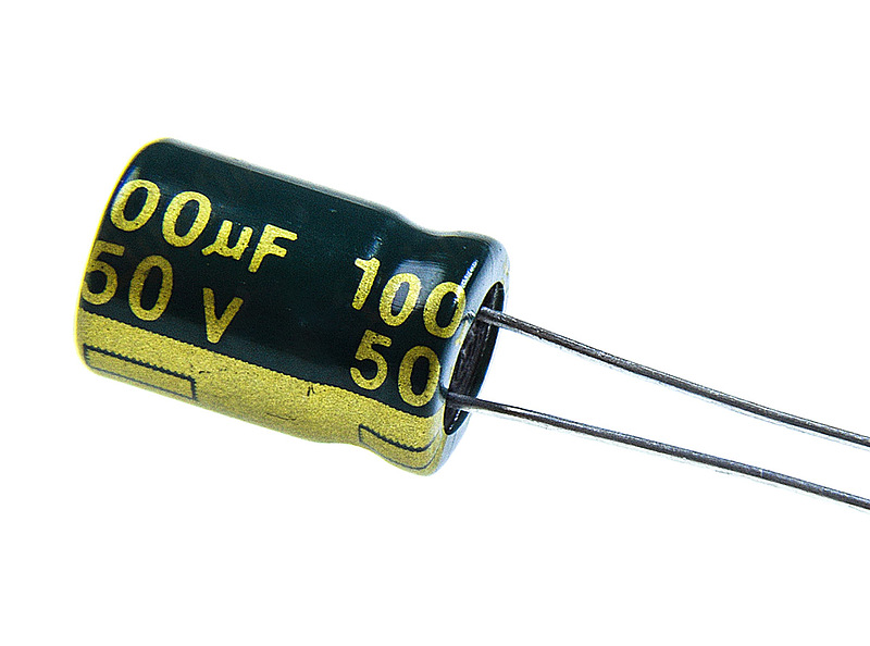 خازن الکترولیت 100uF 50V