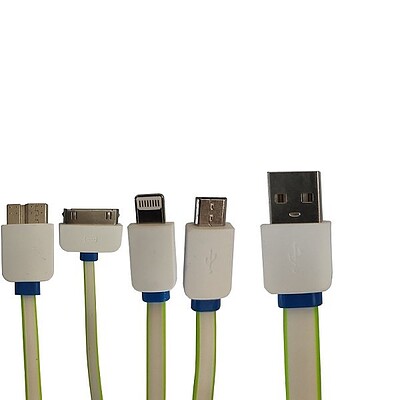 کابل تبدیل USB به PIN-30/لایتنینگ/MicroUSB/Micro-B مدل TPE-240 طول 1 متر
