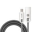 کابل تبدیل USB به microUSB رسی مدل RCM-100 طول 1 متر