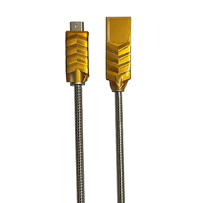 کابل تبدیل USB به microUSB مدل QM-02 طول 1 متر