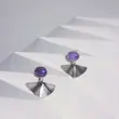 گوشواره سنسو بنفش