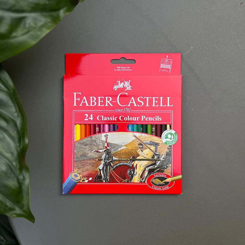 مدادرنگی ۲۴ رنگ فابر کاستل