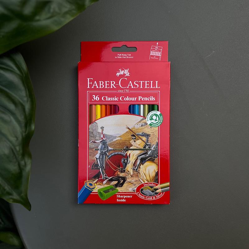 مدادرنگی ۳۶ رنگ فابر کاستل 