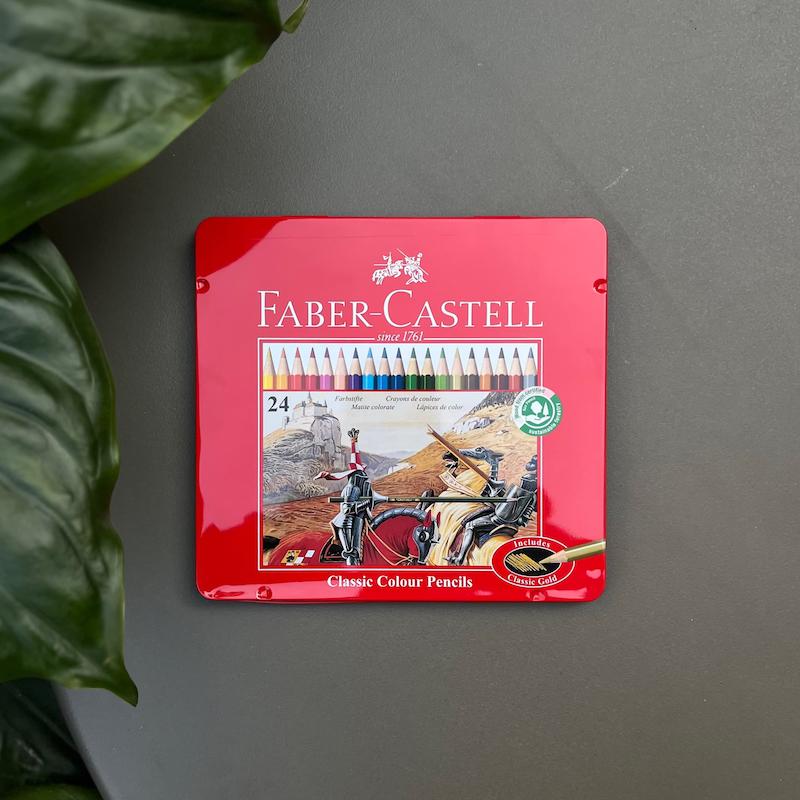 مدادرنگی ۲۴ رنگ فلزی فابرکاستل