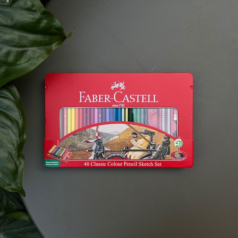 مدادرنگی ۴۸ رنگ فلزی فابرکاستل