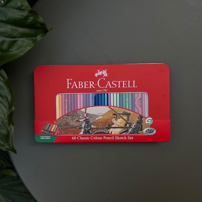 مدادرنگی ۶۰ رنگ فلزی فابرکاستل