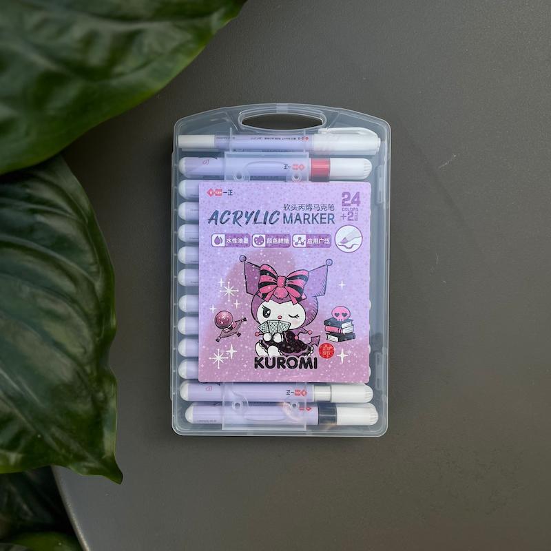 ماژیک ۲۴ رنگ اکریلیک کرومی