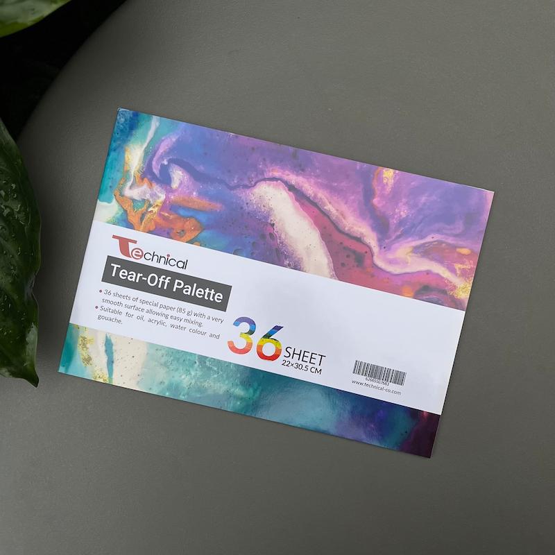 پالت یکبار مصرف رنگ روغن