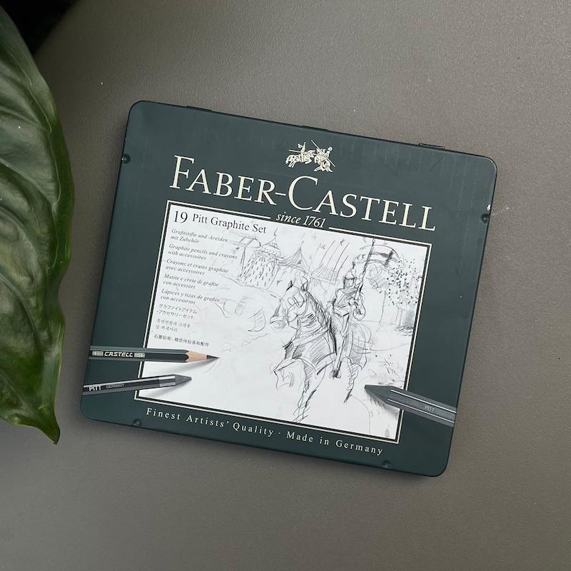 ست فلزی گرافیت فابرکاستل 