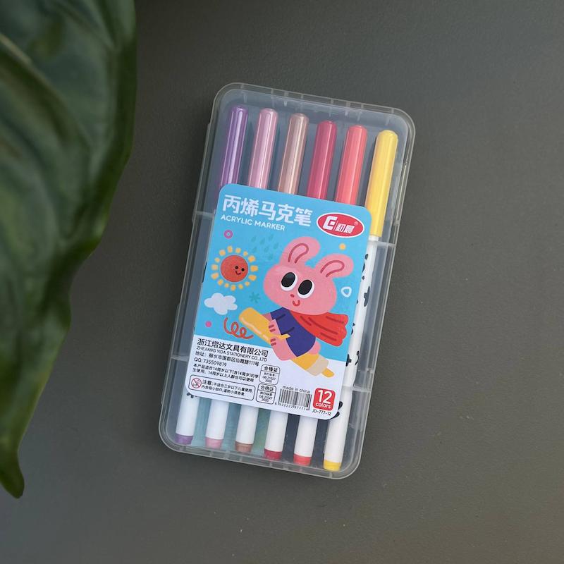 ماژیک اکرلیک 12 رنگ