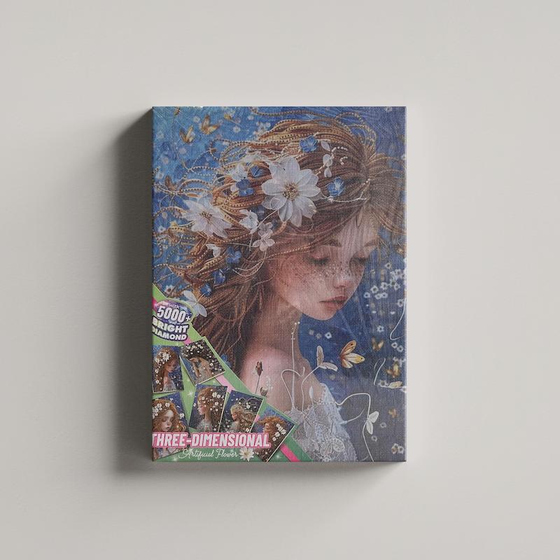 نقاشی الماسی بوم دار 50*40