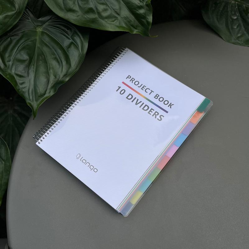 دفتر لانگو رحلی ۲۰۰ طلقی دیوایدر دار