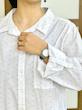 شومیز سفید خال رنگی