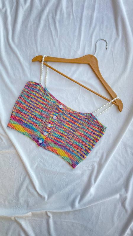 تاپ قلاب بافی مروارید