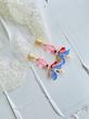 گوشواره آویز شیپوری میخی 
