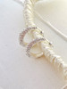 گوشواره حلقه فول نگین