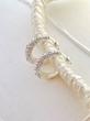 گوشواره حلقه فول نگین