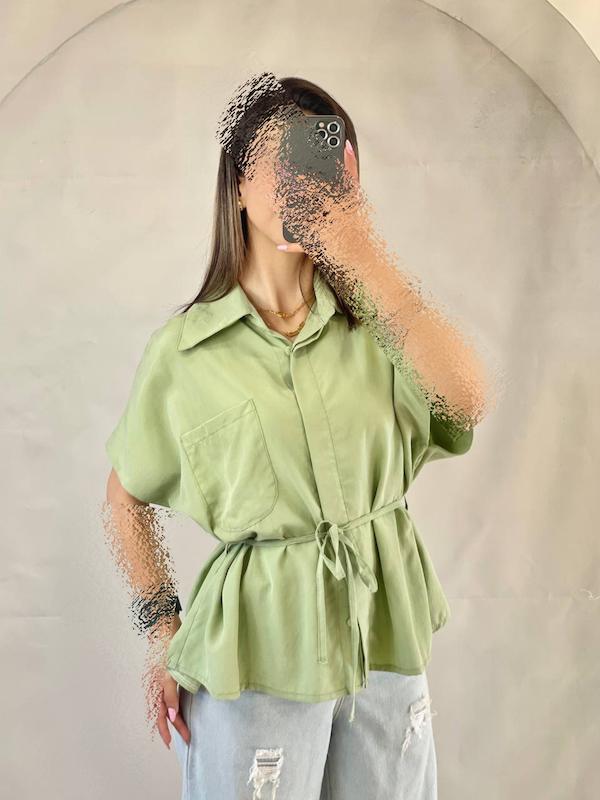 وست لینن سبز زنانه تابستانه آیوی برند