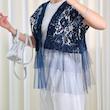 جلیقه زنانه گیپور مدل آیسا - ترکیب تور و دانتل (تولید اختصاصی آیوی برند)