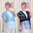 جلیقه گیپور و تور آیوی برند رنگ آیوی و سرمه ای