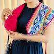 نمای کناری جلیقه سنتی زنانه با بند قابل تنظیم