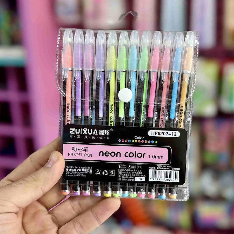 خودکار پاستلی ۱۲رنگ