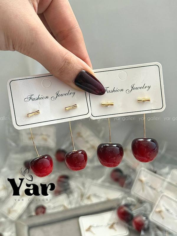 گوشواره آلبالو گیلاس🍒