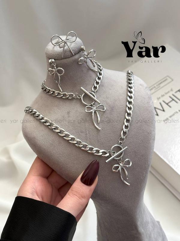 ست کامل پاپیون کارتیر و قفل تی 🎀
