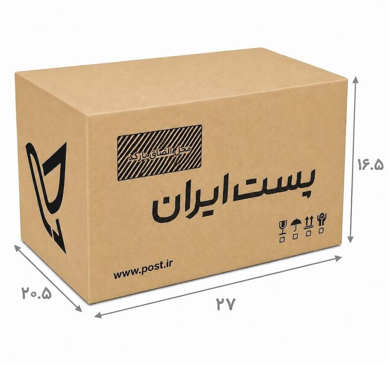 کارتن پستی سایز 3.5 استاندارد سه لایه