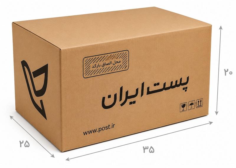 کارتن پستی سایز 5 سه لایه