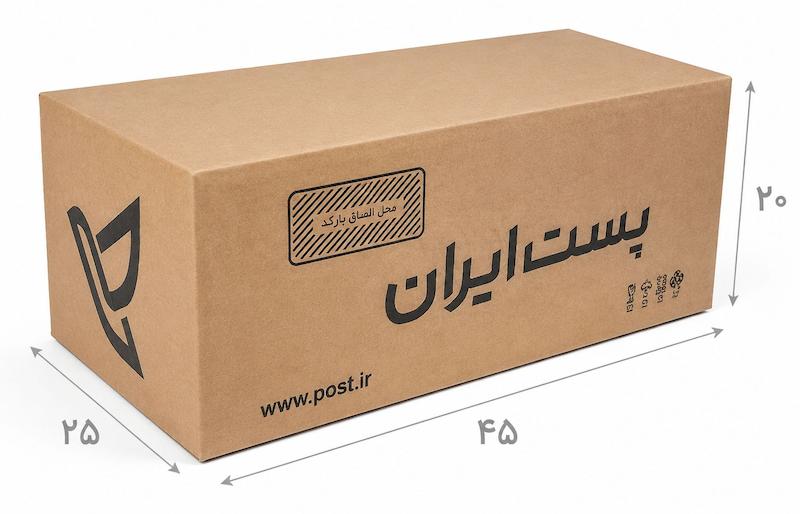 کارتن پستی سایز 6 پنج لایه