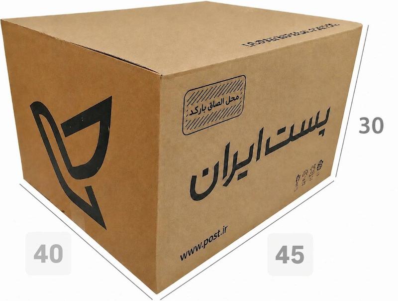 کارتن پستی سایز 8 سه لایه استاندارد