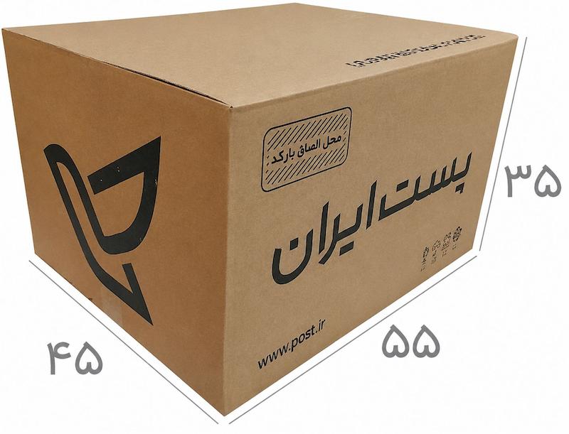کارتن پستی سایز 9 پنج لایه استاندارد