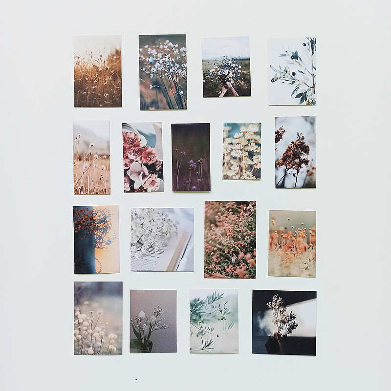پک برچسب flowers