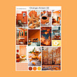 پک برچسب orange