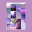 پک برچسب purple 