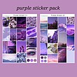 پک برچسب purple 
