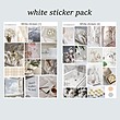 پک برچسب white