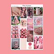 پک برچسب pink/red