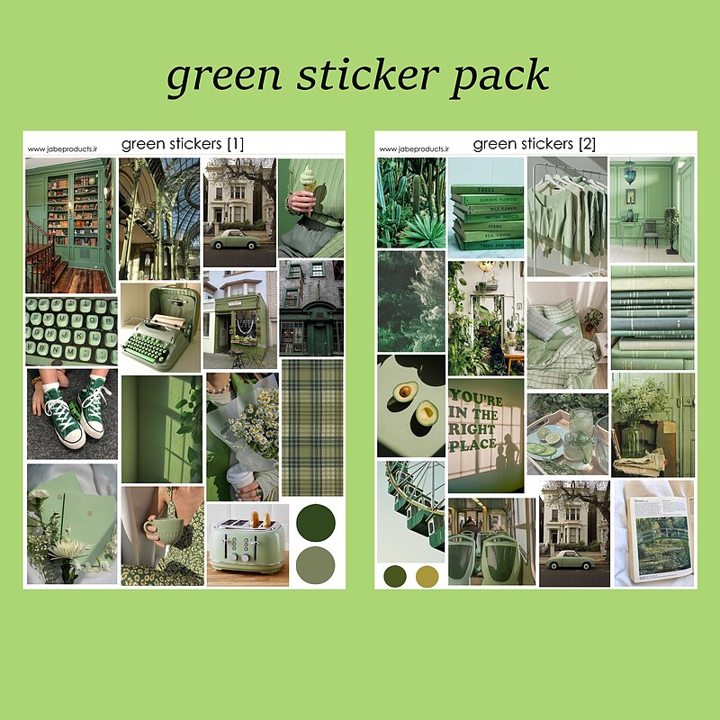 پک برچسب green