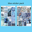 پک برچسب blue