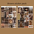 پک برچسب brown