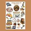 پک برچسب vintage 1