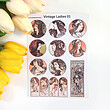 پک برچسب vintage ladies 1
